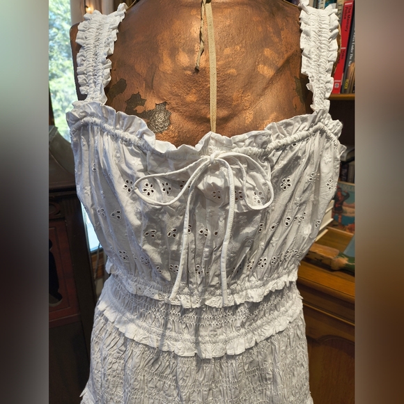 NWT GapXDoen White Eyelet Dress - Picture 2 of 3